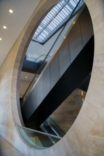 Paris, The Louvre, escalators
