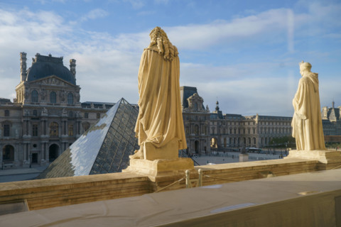 Paris, Musée du Louvre, cour Napoléon