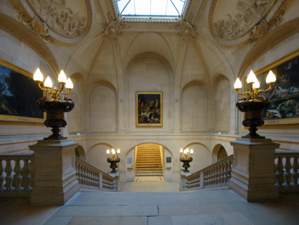 Paris, Musée du Louvre, Escalier Lefuel