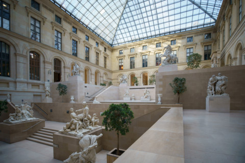 Paris, Musée du Louvre, Cour Marly