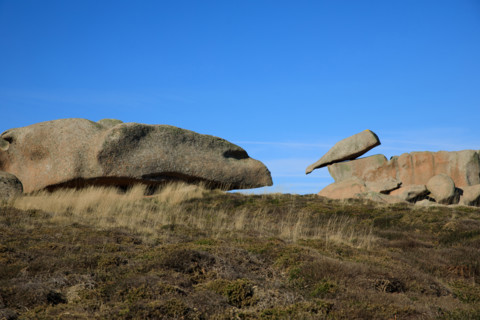 france, région Bretagne, Côtes d'Armor, côte de granit rose, Ploumanac'h, les rochers
