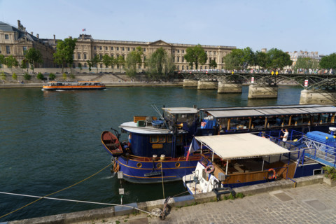 Quais de Seine à Paris, France