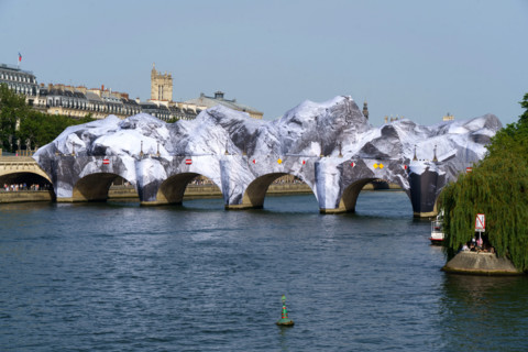 Oeuvre "La Caverne du Pont Neuf", par JR