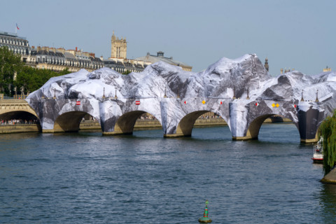 Oeuvre "La Caverne du Pont Neuf", par JR