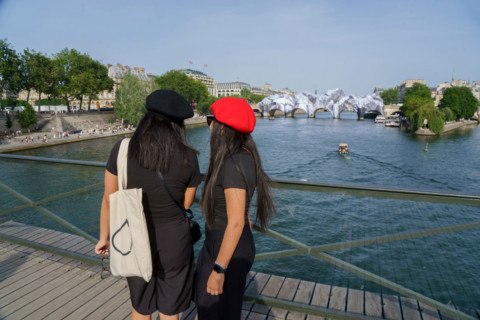 Oeuvre "La Caverne du Pont Neuf", par JR