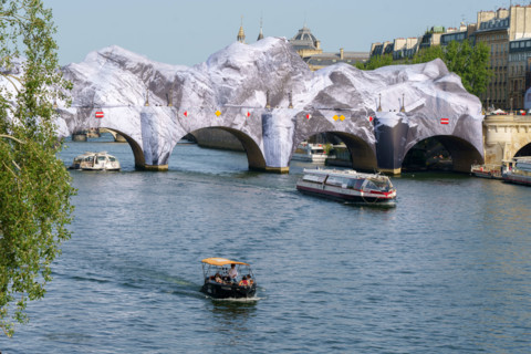 Oeuvre "La Caverne du Pont Neuf", par JR