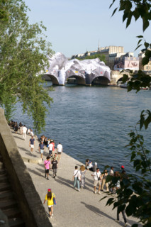 Oeuvre "La Caverne du Pont Neuf", par JR