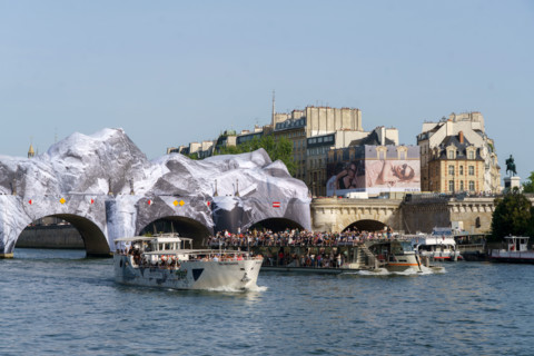 Oeuvre "La Caverne du Pont Neuf", par JR