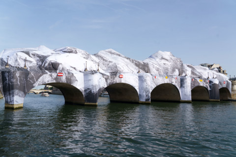 Oeuvre "La Caverne du Pont Neuf", par JR