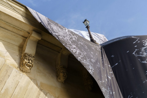 Oeuvre "La Caverne du Pont Neuf", par JR
