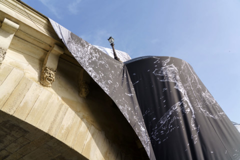 Oeuvre "La Caverne du Pont Neuf", par JR