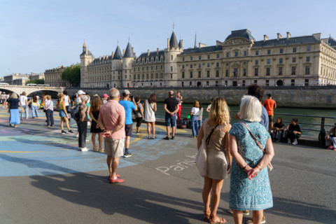 Artiste de rue à Paris