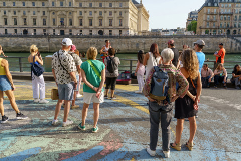 Artiste de rue à Paris