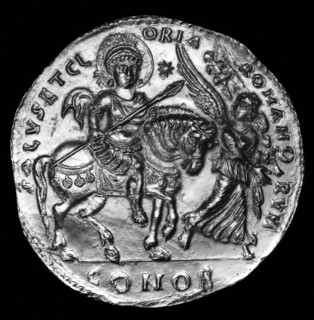 Médaille de l'Empereur byzantin Justinien Premier (527-565) -
