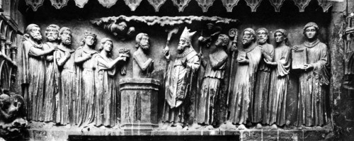 Baptême de Clovis par Saint Rémi (466-511)