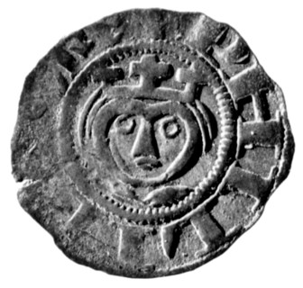 Denier de Louis VII et de l’évêque de Laon