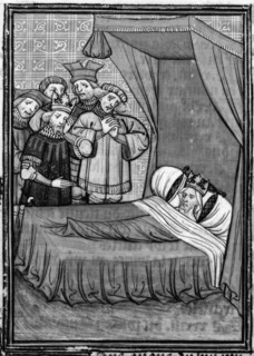 Le roi Philippe III auprès du lit de mort de Saint-Louis -