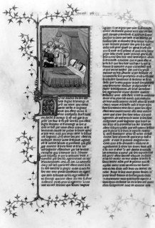 Le roi Philippe III auprès du lit de mort de Saint-Louis