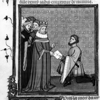 Charles IV le Bel  envoie un messager à Rome