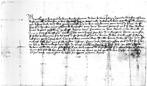 Lettre de Jeanne d'Arc à la ville de Reims -
