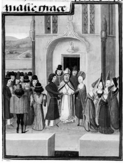 Melun, marriage of king de Bavière with the girl of king de Navarre