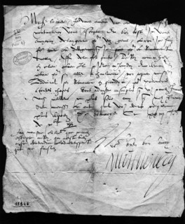 Manuscrit du duc de Montmorency