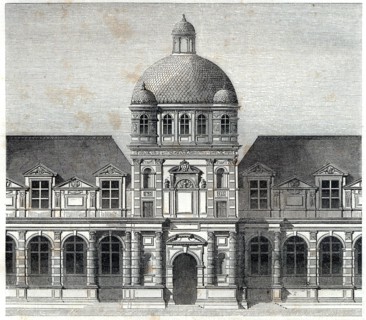 Palais des Tuileries - Partie centrale par Philibert Delorme -