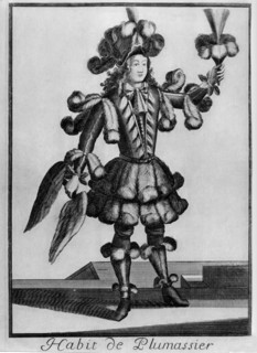 French man who sells feathers for clothes