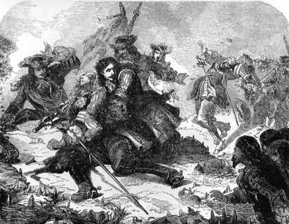 The death of d'Artagnan during the siege of Maastricht