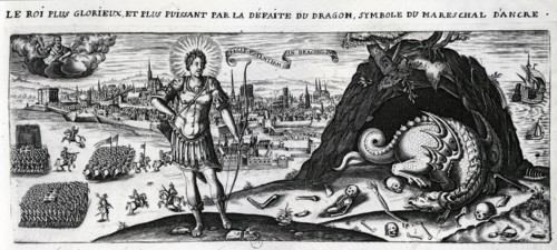 Allegory with the glory of Louis XIII