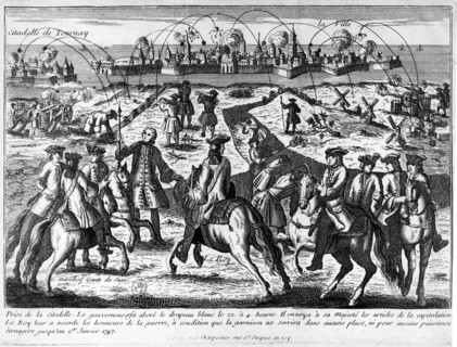 Prise de la citadelle de Tournay - 22-12-1746 -