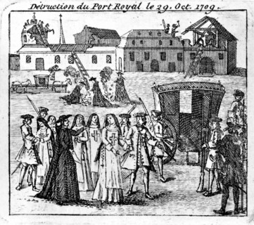Le départ des religieuses - Destruction de Port-Royal