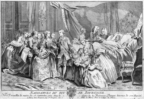 Versailles- 13 septembre 1751 - Naissance du duc de Bourgogne -