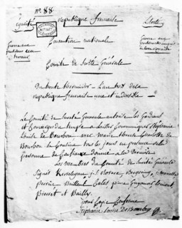 Autorisation de communiquer pour Stéphanie-Louise de Bourbon