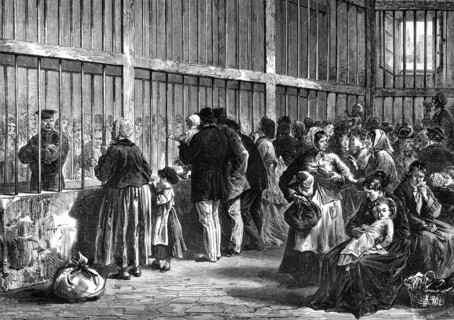 Holy Communeuses with the prison Lazare 1871