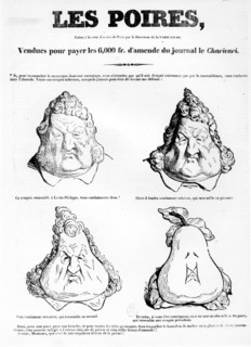 Caricature du roi Louis-Philippe - Les Poires -