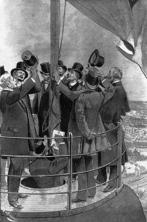 Gustave Eiffel, un mois avant l'ouverture de l'Exposition Universelle de 1889