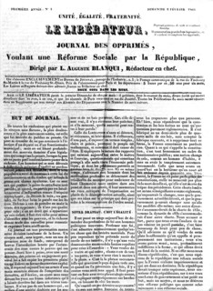 Le Libérateur, Journal des opprimés
