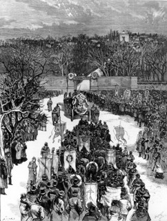 Funérailles de Blanqui au Père Lachaise (Louis Auguste)
