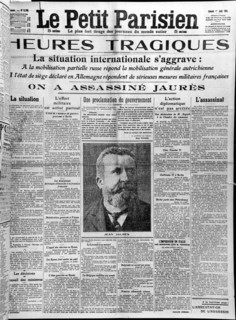 Assassinat de Jean Jaurès, 1914