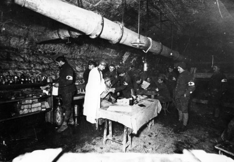 Infirmerie sur le front (1914-1918)