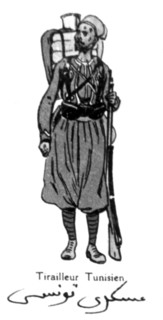 Les armées alliées : Tirailleur Tunisien