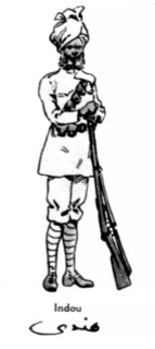 Les armées alliées : Hindou
