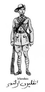 Les armées alliées : Soldat irlandais