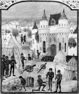 Sit of a castle by the English