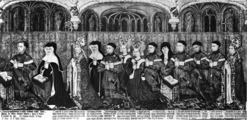 Jean Juvénal of Ursins, his wife and their eleven children