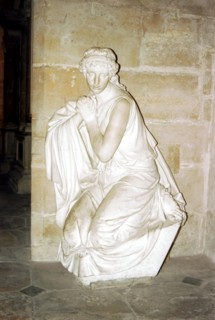 Symbolic statue of the affliction