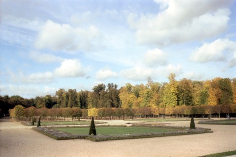 Versailles. Le grand Trianon. Les jardins en automne.