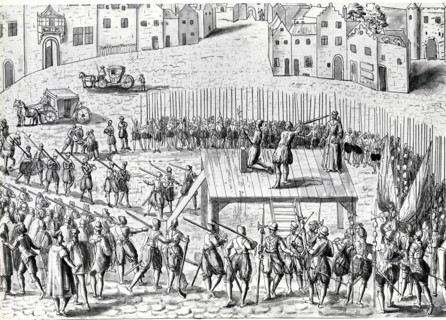 Exécution de François de Thou et de Henri de Cinq-Mars, 1642.