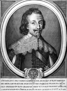 César de Bourbon, duke of Vendôme (1594 1665).